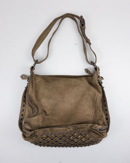 Pierre Balmain by Cristophe Decarnin Suede Hobo Bag 2008