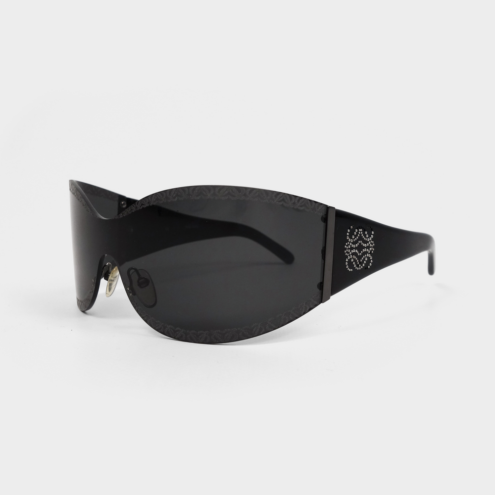 Loewe Mask Black Sunglasses 2000's