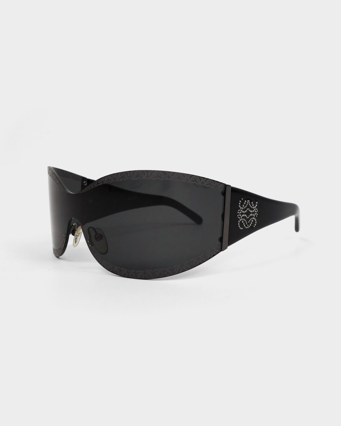 Loewe Mask Black Sunglasses 2000's