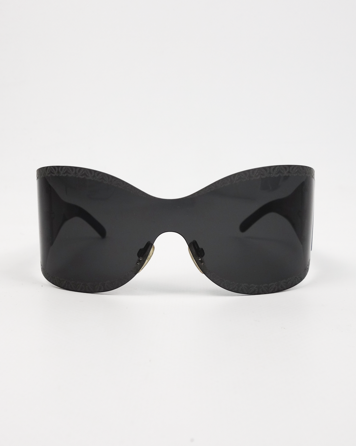 Loewe Mask Black Sunglasses 2000's