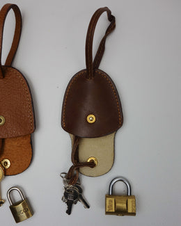 Gucci 3-Set Padlock Charms 1980's