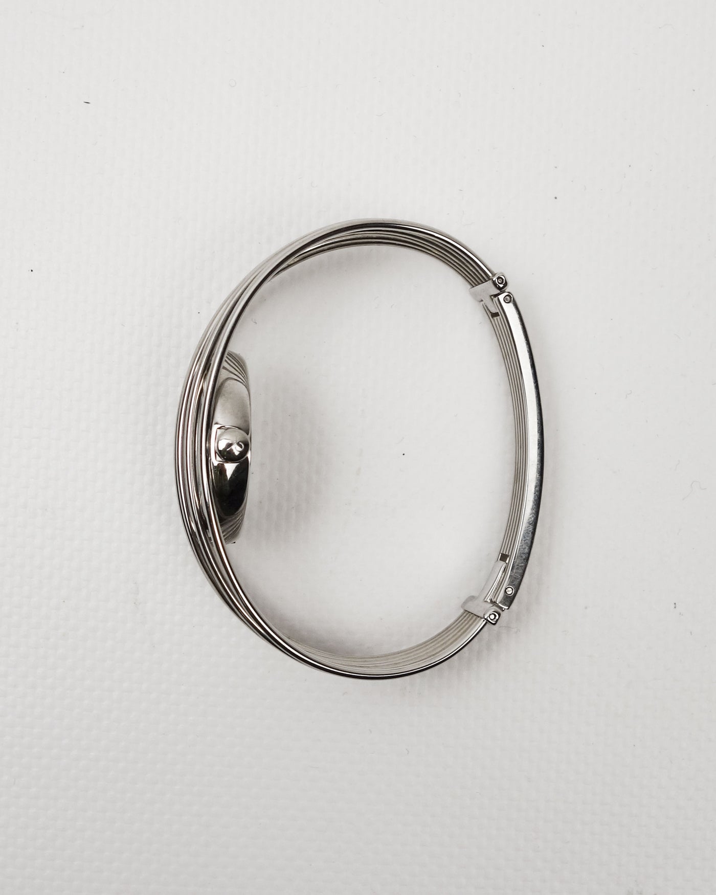 Calvin Klein “Cage” Wire Cuff Metallic Watch 2000's