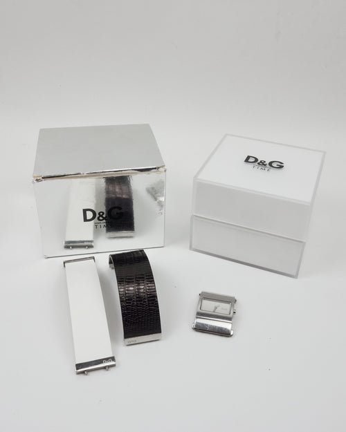 Dolce & Gabbana Stainless Steel 2-Belt Watch 2005 - Vintagetts