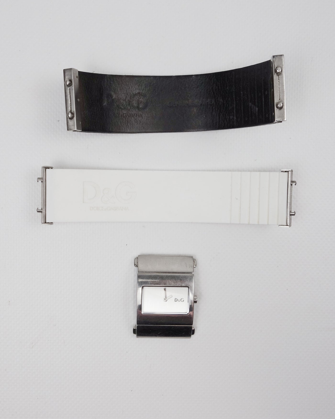 Dolce & Gabbana Stainless Steel 2-Belt Watch 2005 - Vintagetts