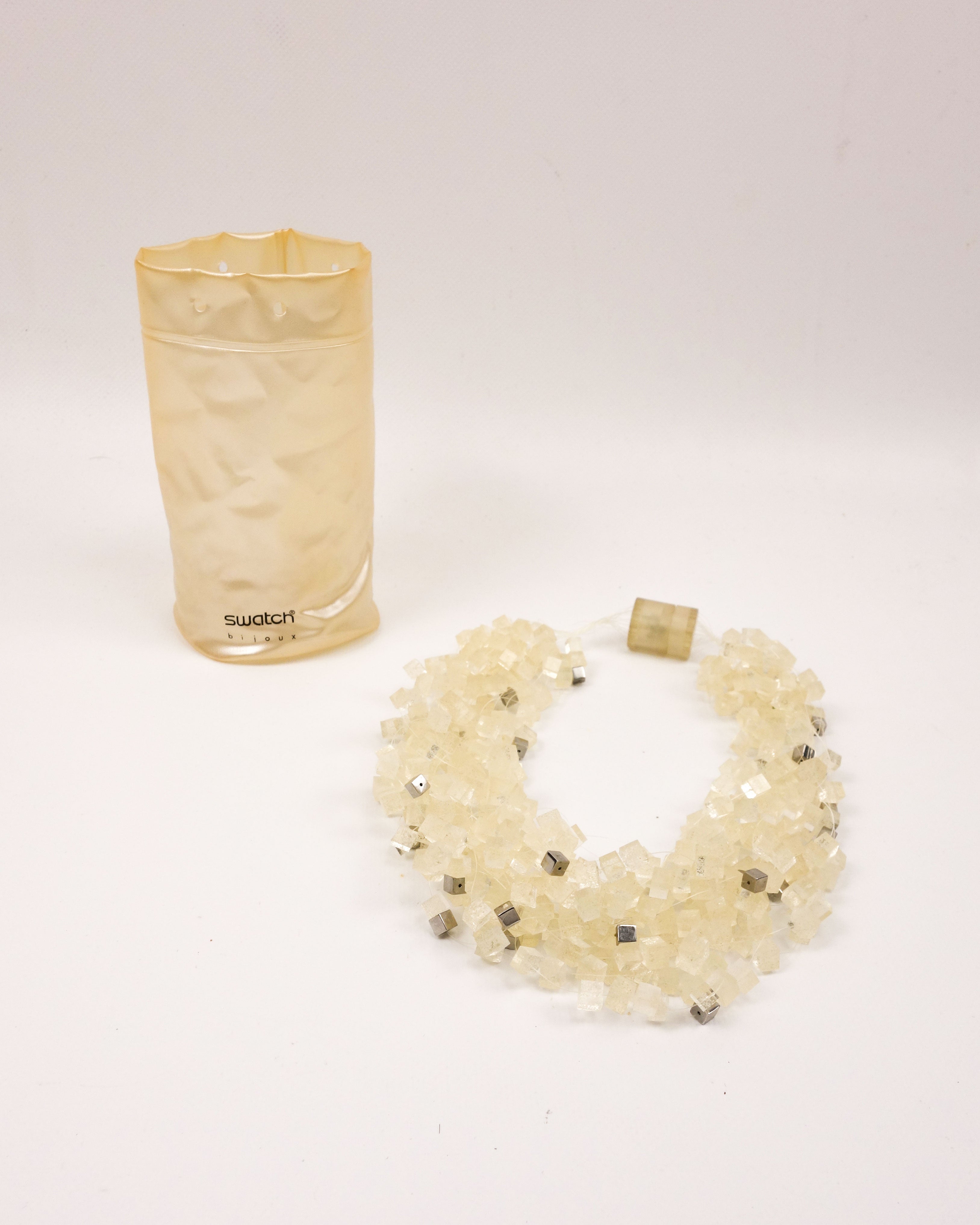 Swatch Bijoux Translucid Necklace 2000's - Vintagetts