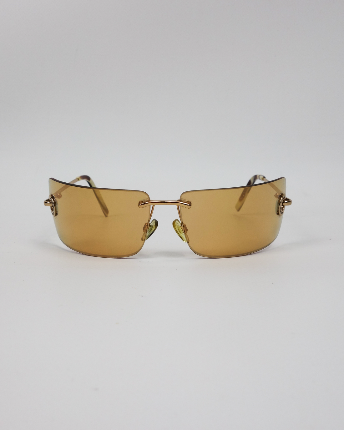 Paco Rabanne "Essence" Golden Frame Sunglasses 2000's