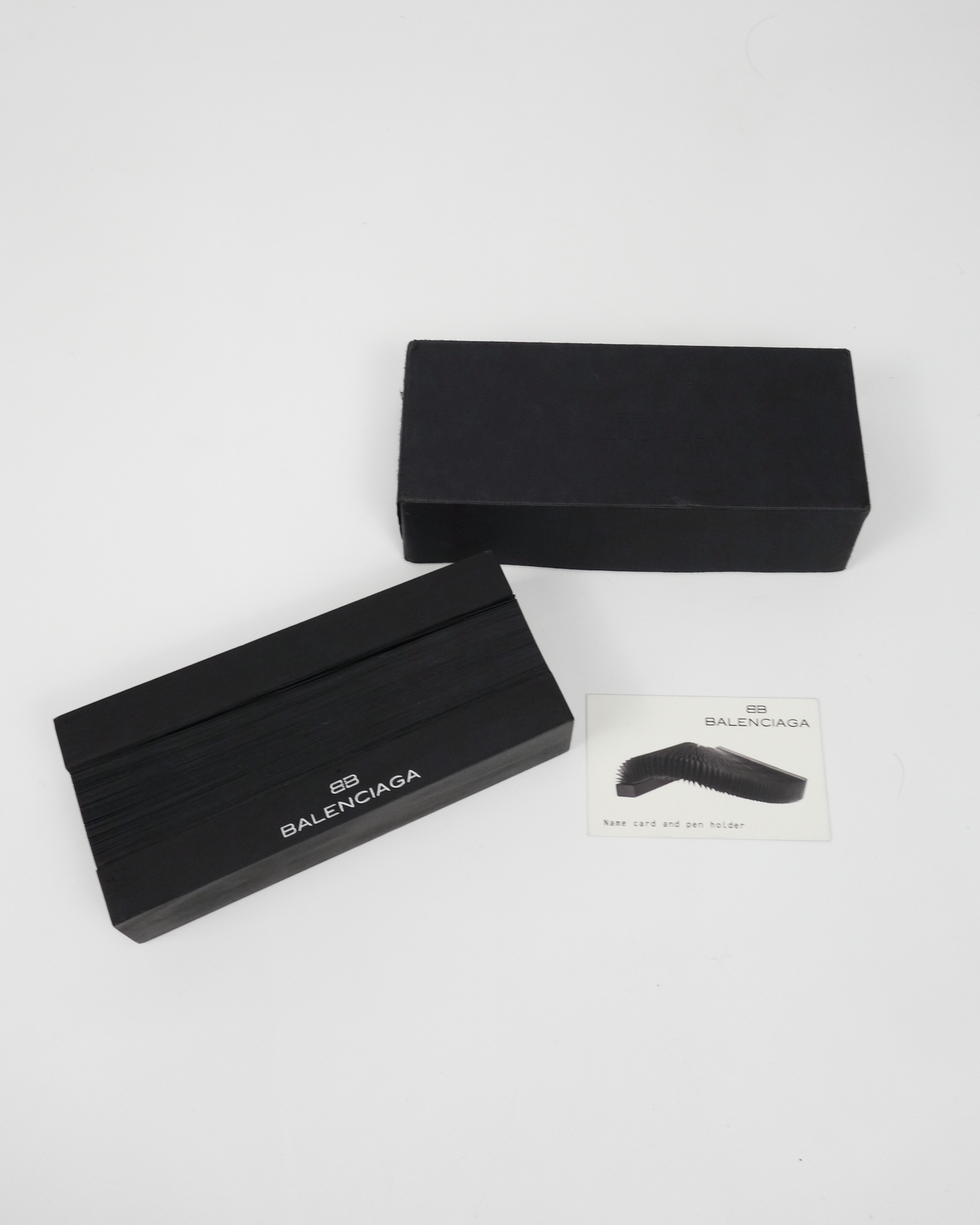 Balenciaga Pleated Card and Pen Holder 1990's