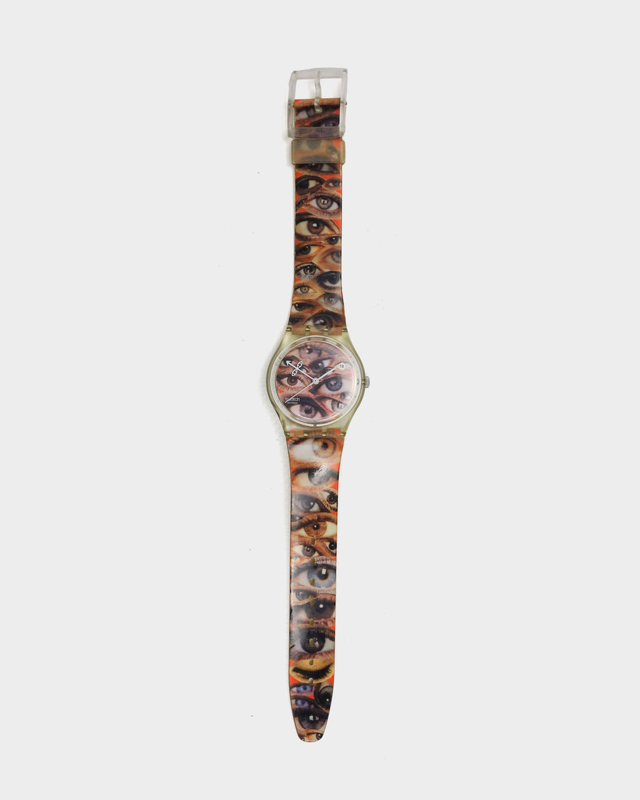 Swatch "The Eyes Of Time" Plastic Watch 1997 - Vintagetts