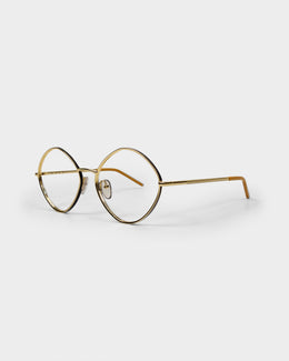 Marni Gold and Yellow Monture Glasses 2000's