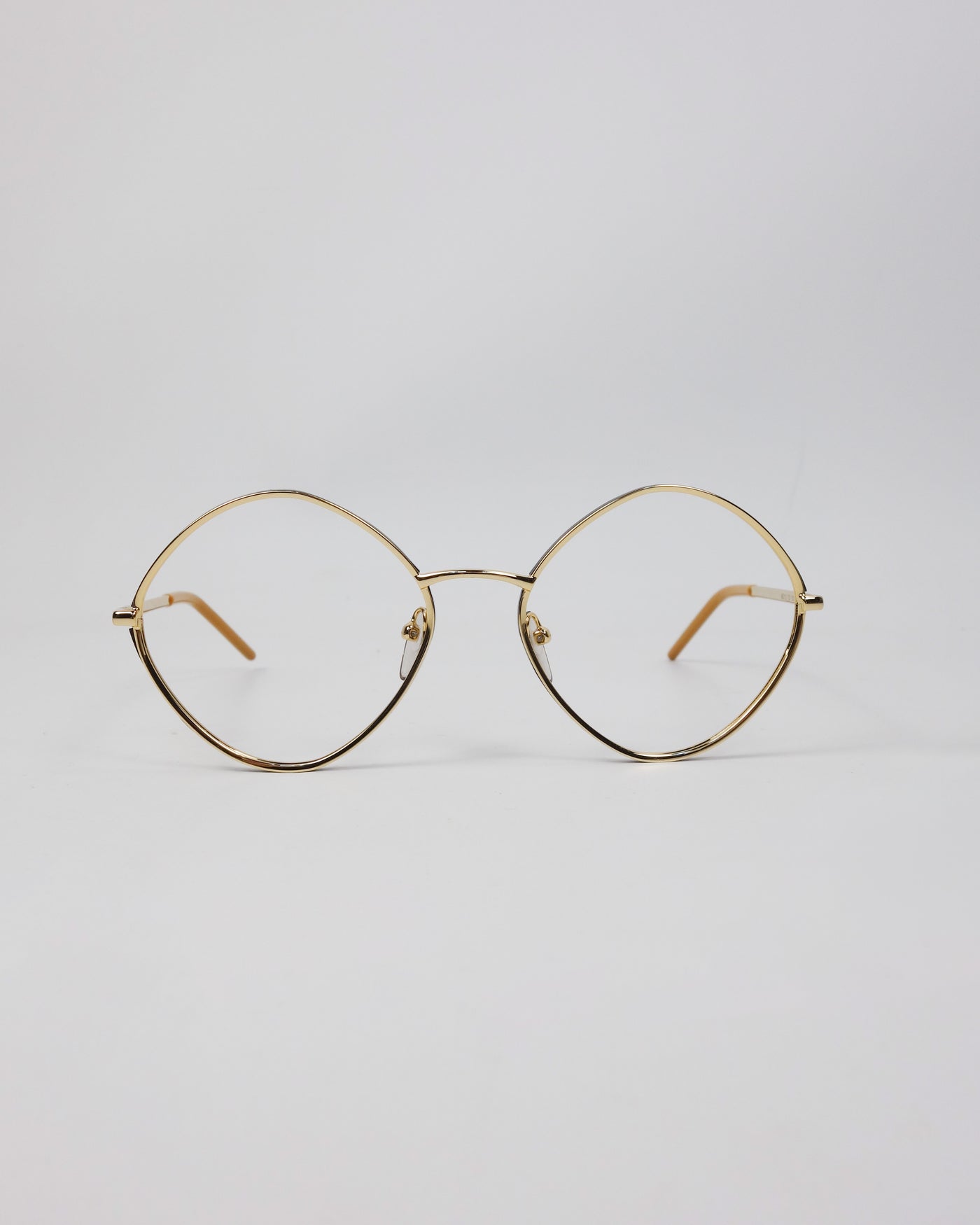 Marni Gold and Yellow Monture Glasses 2000's