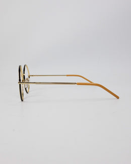 Marni Gold and Yellow Monture Glasses 2000's