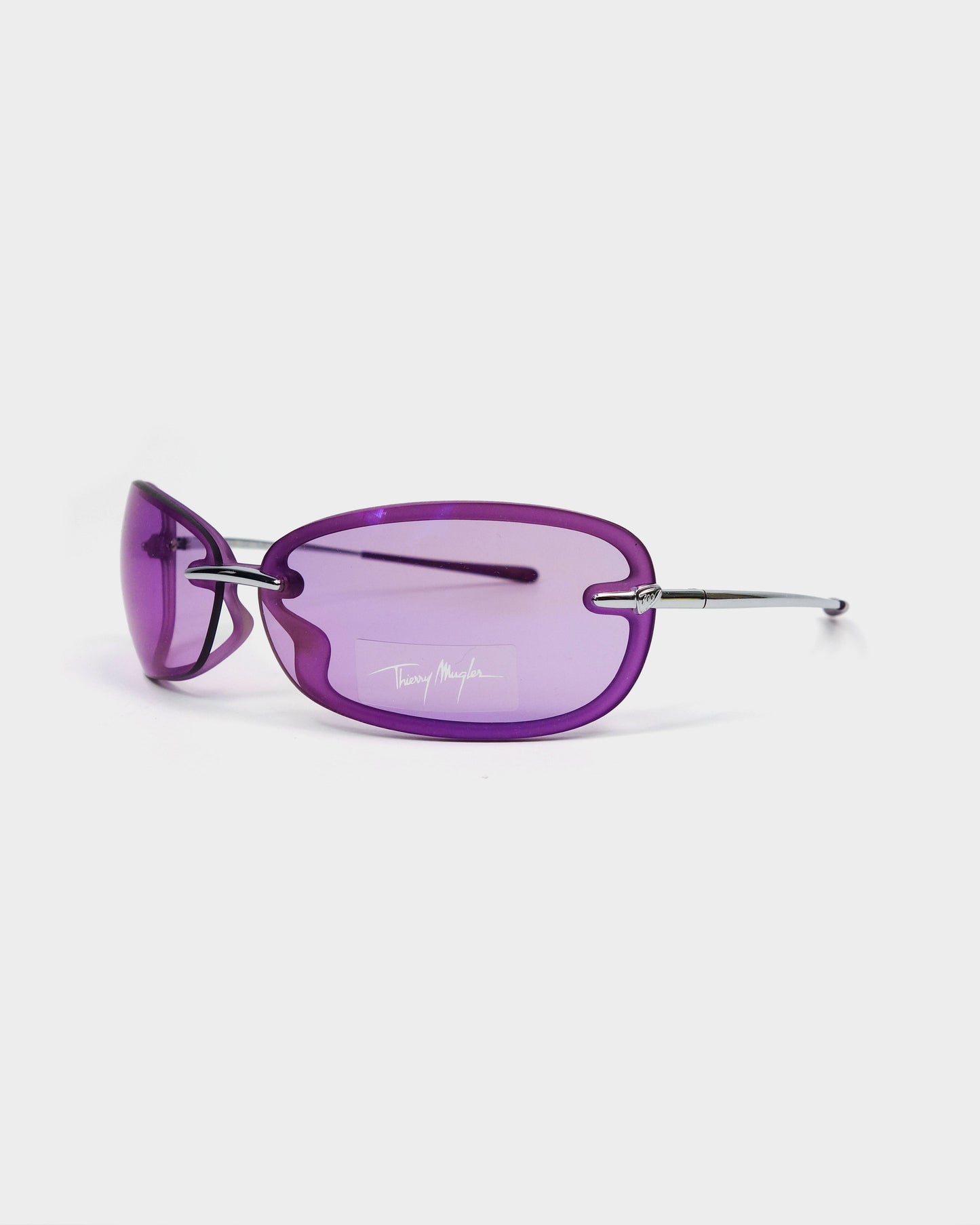 Mugler Purple Cat Sunglasses 2000's