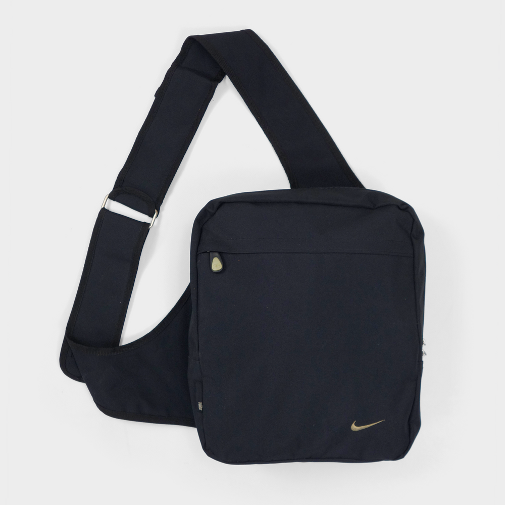 Nike "Basics" Black Sling Bag 2000's