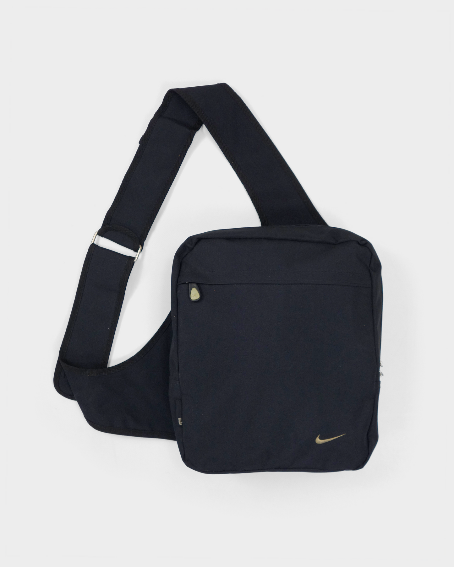 Nike "Basics" Black Sling Bag 2000's