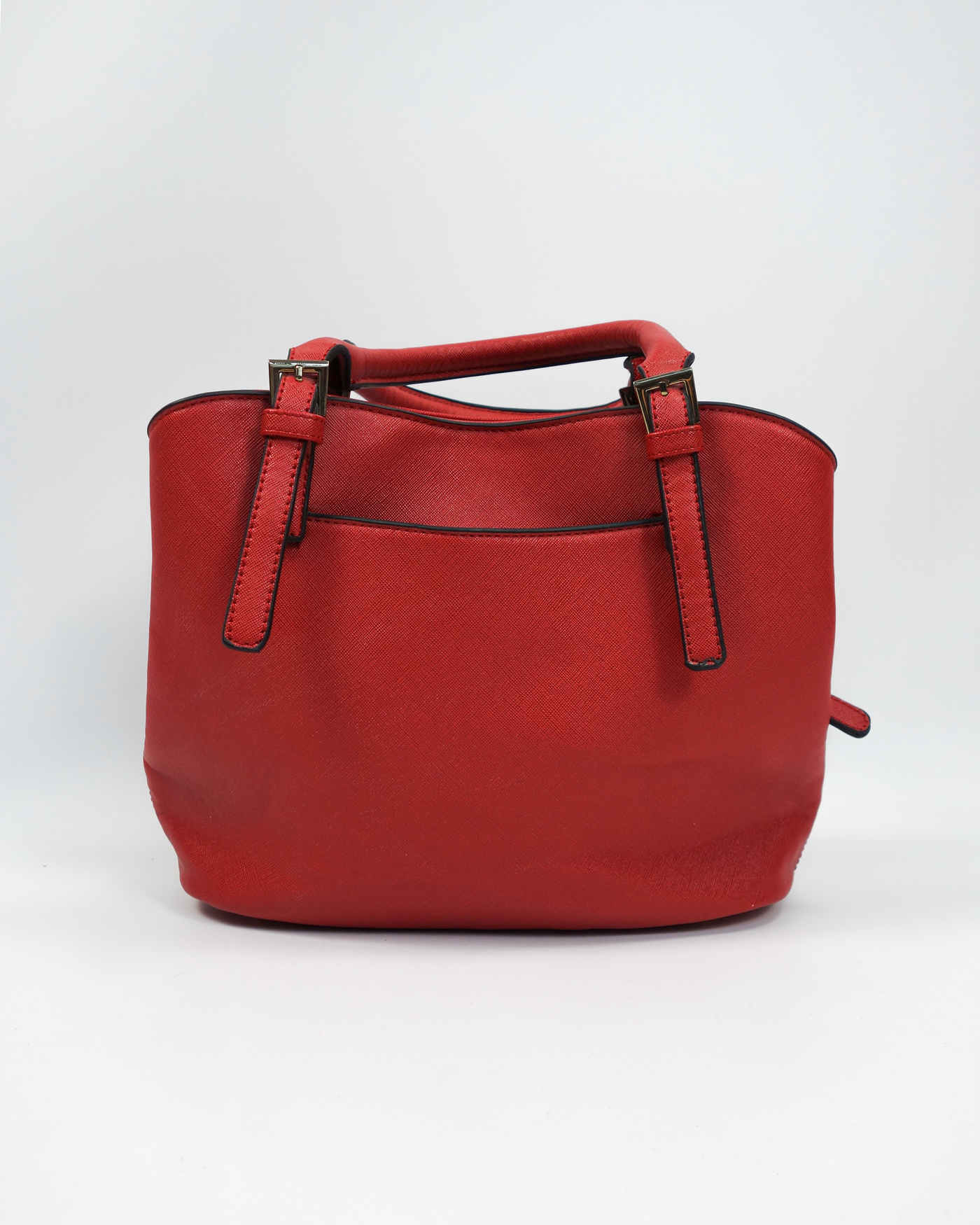 Mugler Textured Red Leather Bag 2000's