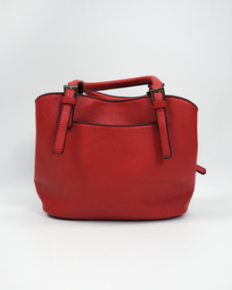Mugler Textured Red Leather Bag 2000's
