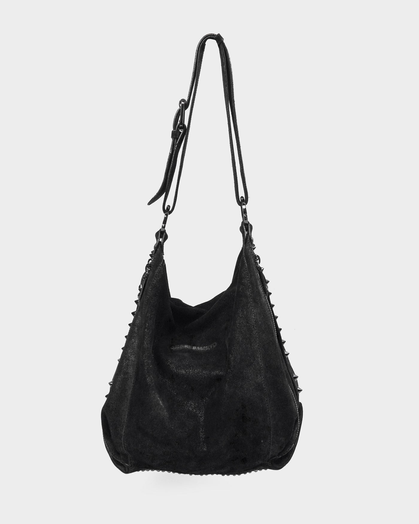 Pierre Balmain by Cristophe Decarnin Suede Hobo Bag FW 2008 - Vintagetts