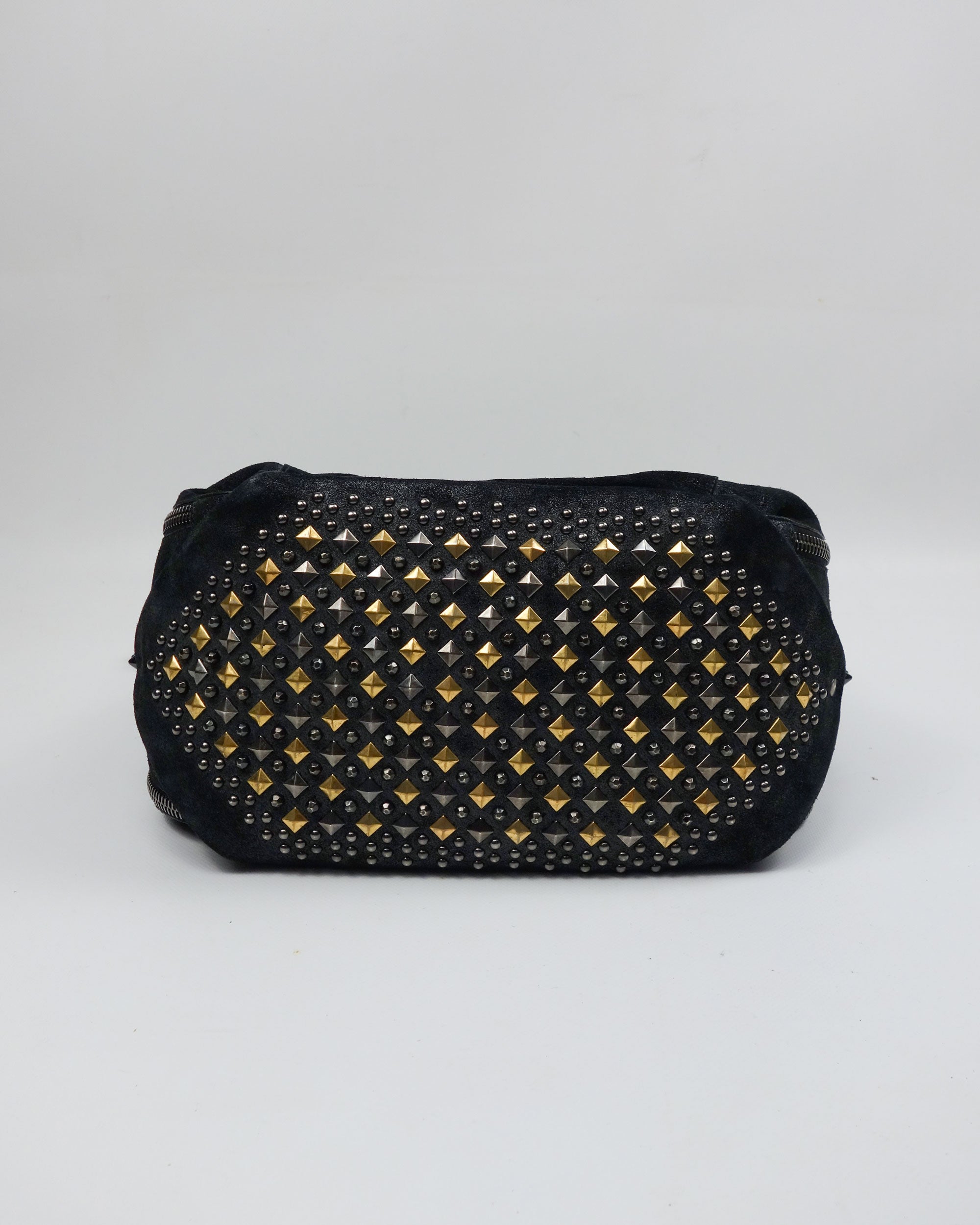 Pierre Balmain by Cristophe Decarnin Suede Hobo Bag FW 2008 - Vintagetts
