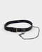 Versace Versus Black leather Chain Belt 2000's - Vintagetts