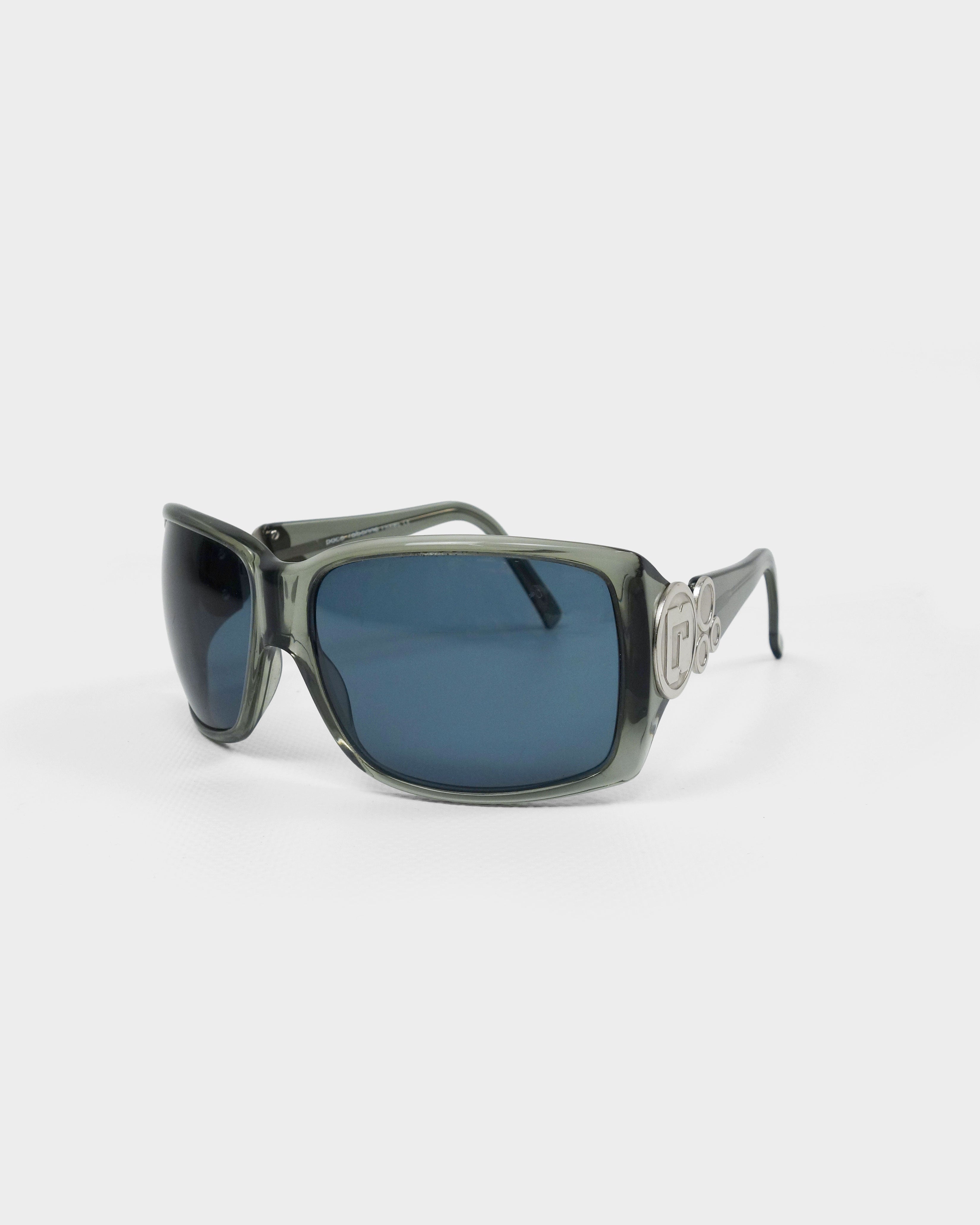 Paco Rabanne Green Frame Sunglasses 2000's