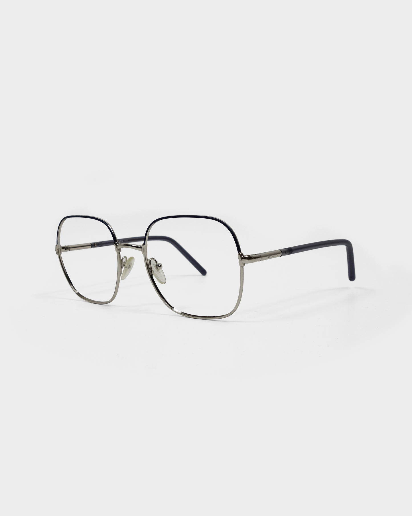 Prada Blue and Silver Glasses (Frame) 2000's