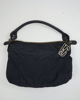 Versace Versus Black Nylon + Leather Bag 2000's