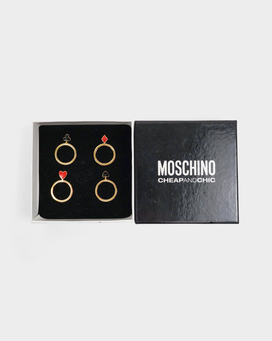 Moschino 4-in-1 Golden Ring 2000's - Vintagetts