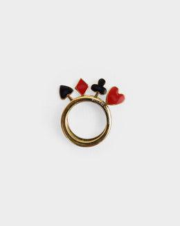 Moschino 4-in-1 Golden Ring 2000's - Vintagetts