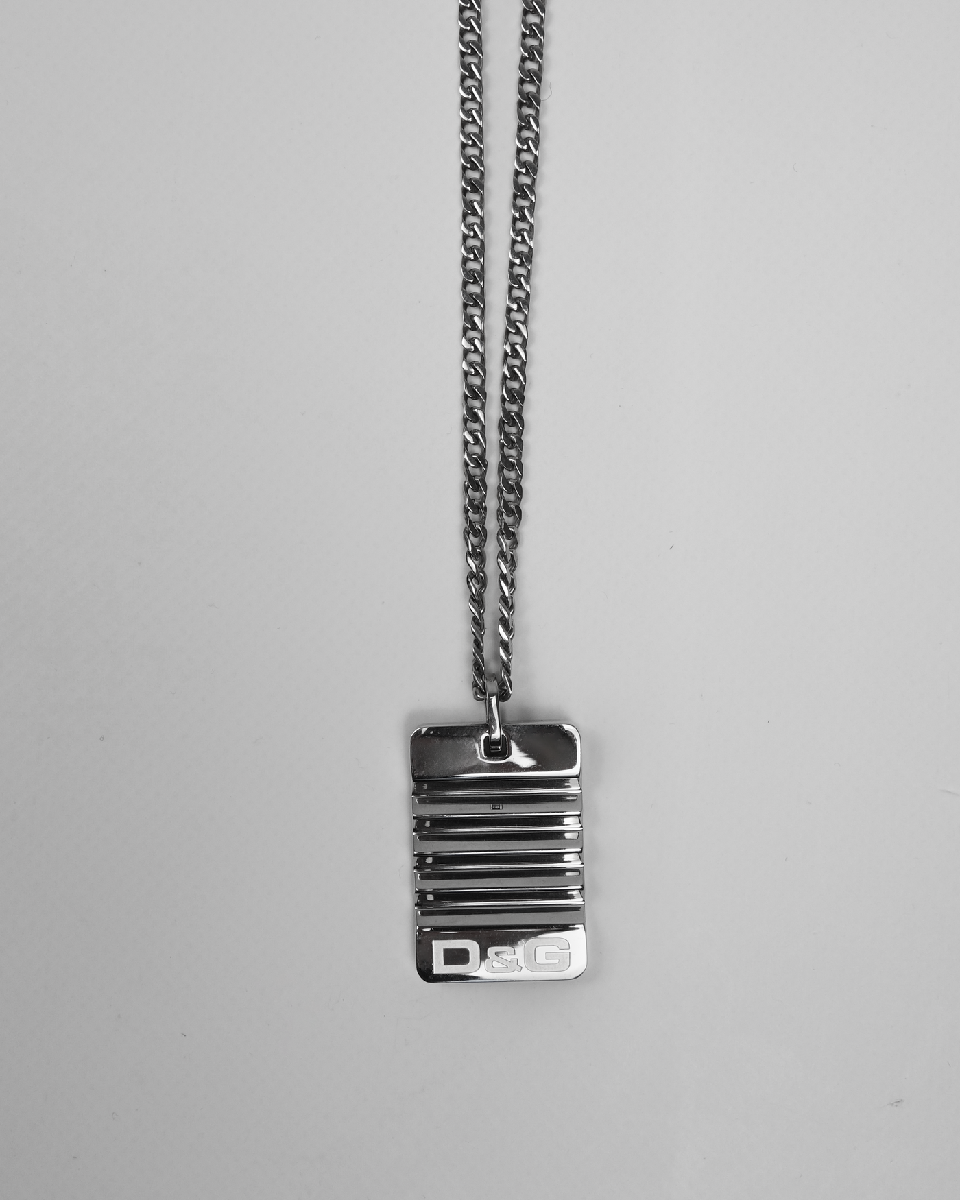 Dolce & Gabbana Silver Waved Chain 2000's