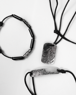 Kenzo 3-Pieces Necklace + 2 Bracelets Set 2000's