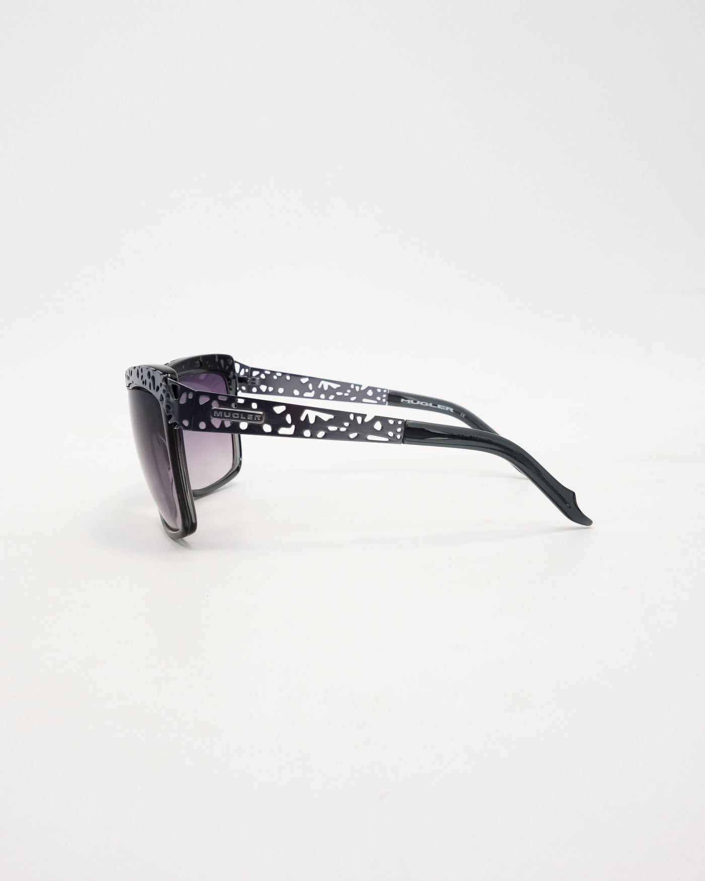 Mugler Decorated Sideburns Sunglasses 2000's
