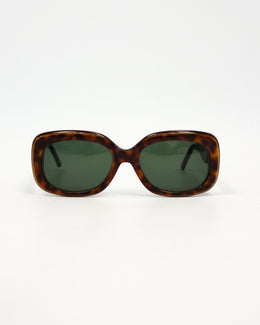 Paco Rabanne Brown Dun Sunglasses 2000's