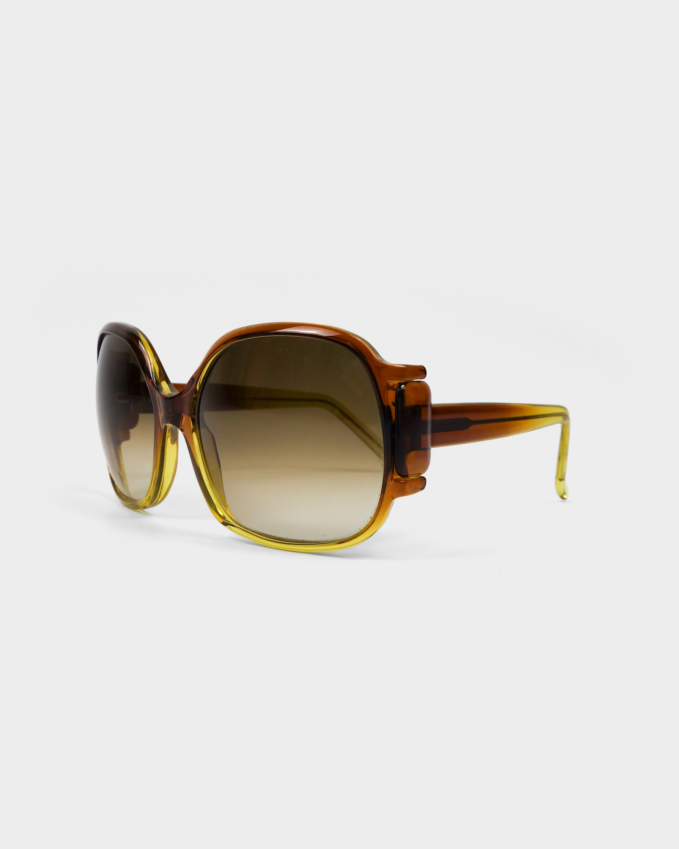 Marni Smoked Big Brown Sunglasses 2000's
