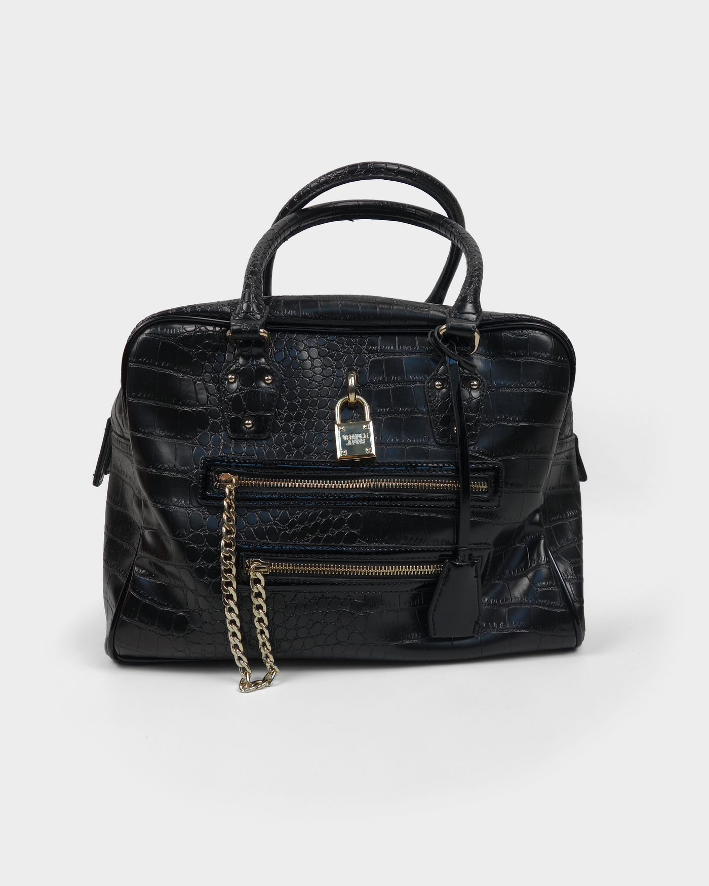 Versace Jeans Cocodrile Texture Squared Bag 2000's