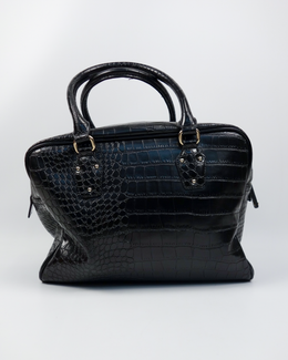 Versace Jeans Cocodrile Texture Squared Bag 2000's