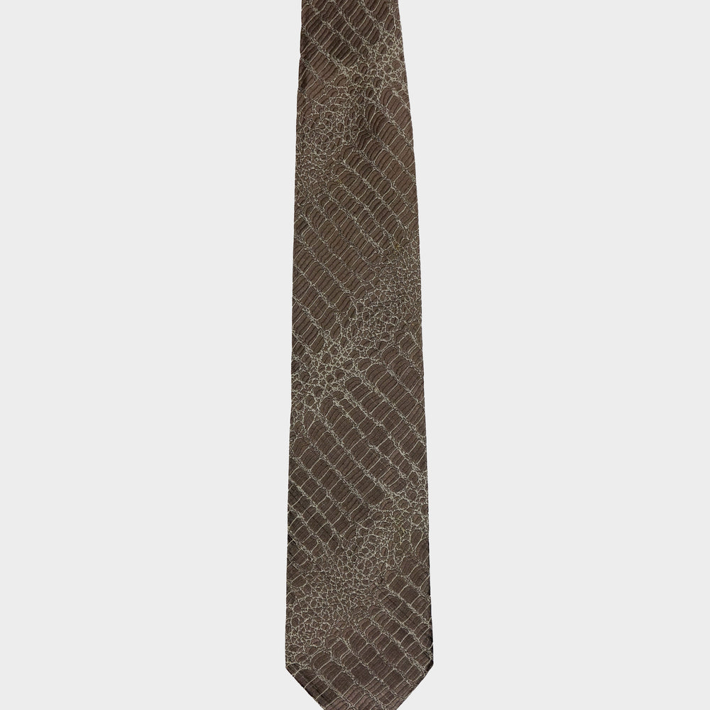 Jean Paul Gaultier Reptile Skin Tie 1990's