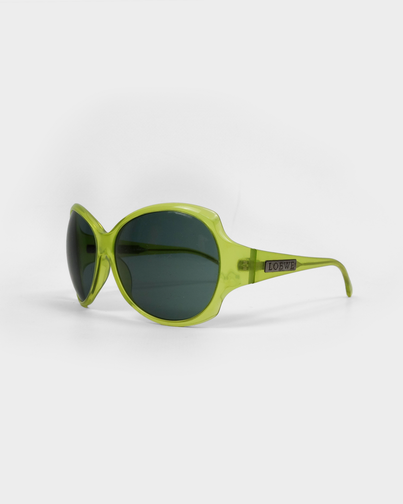 Loewe Green Plastic Frame Sunglasses 2000's