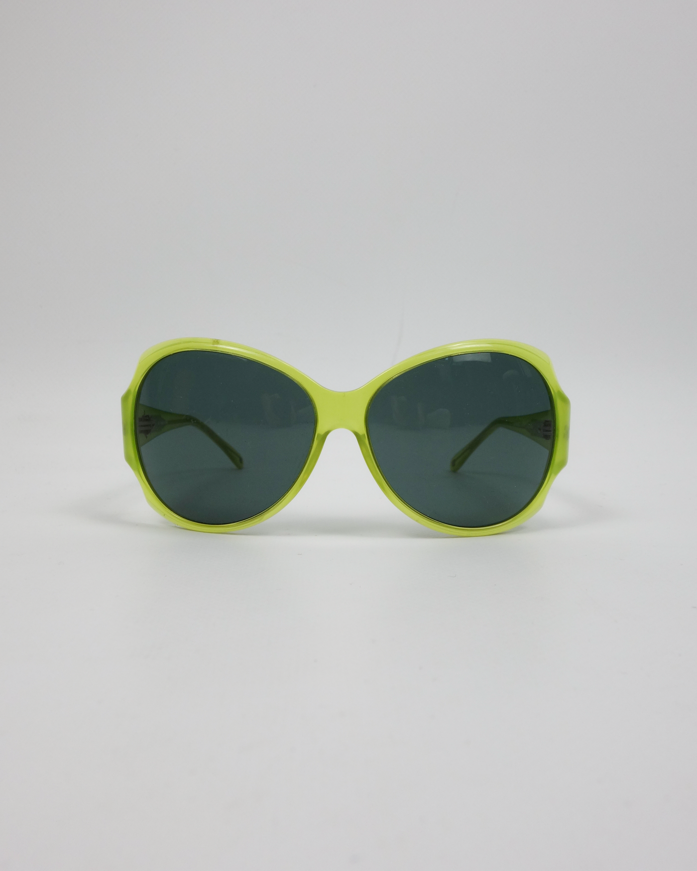 Loewe Green Plastic Frame Sunglasses 2000's