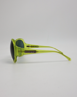 Loewe Green Plastic Frame Sunglasses 2000's
