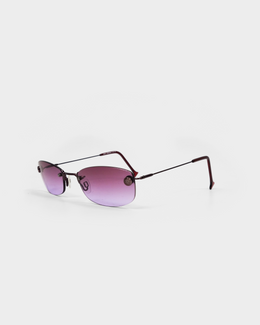 Paco Rabanne (XS) Slim Frame Purple Sunglasses 2000's
