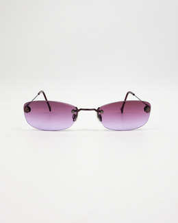 Paco Rabanne (XS) Slim Frame Purple Sunglasses 2000's