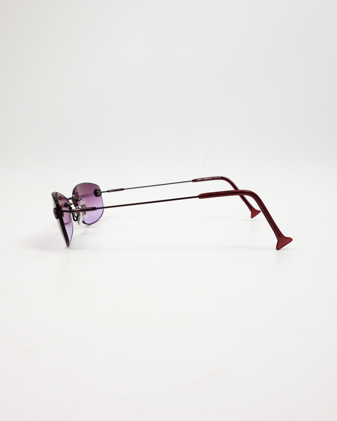 Paco Rabanne (XS) Slim Frame Purple Sunglasses 2000's