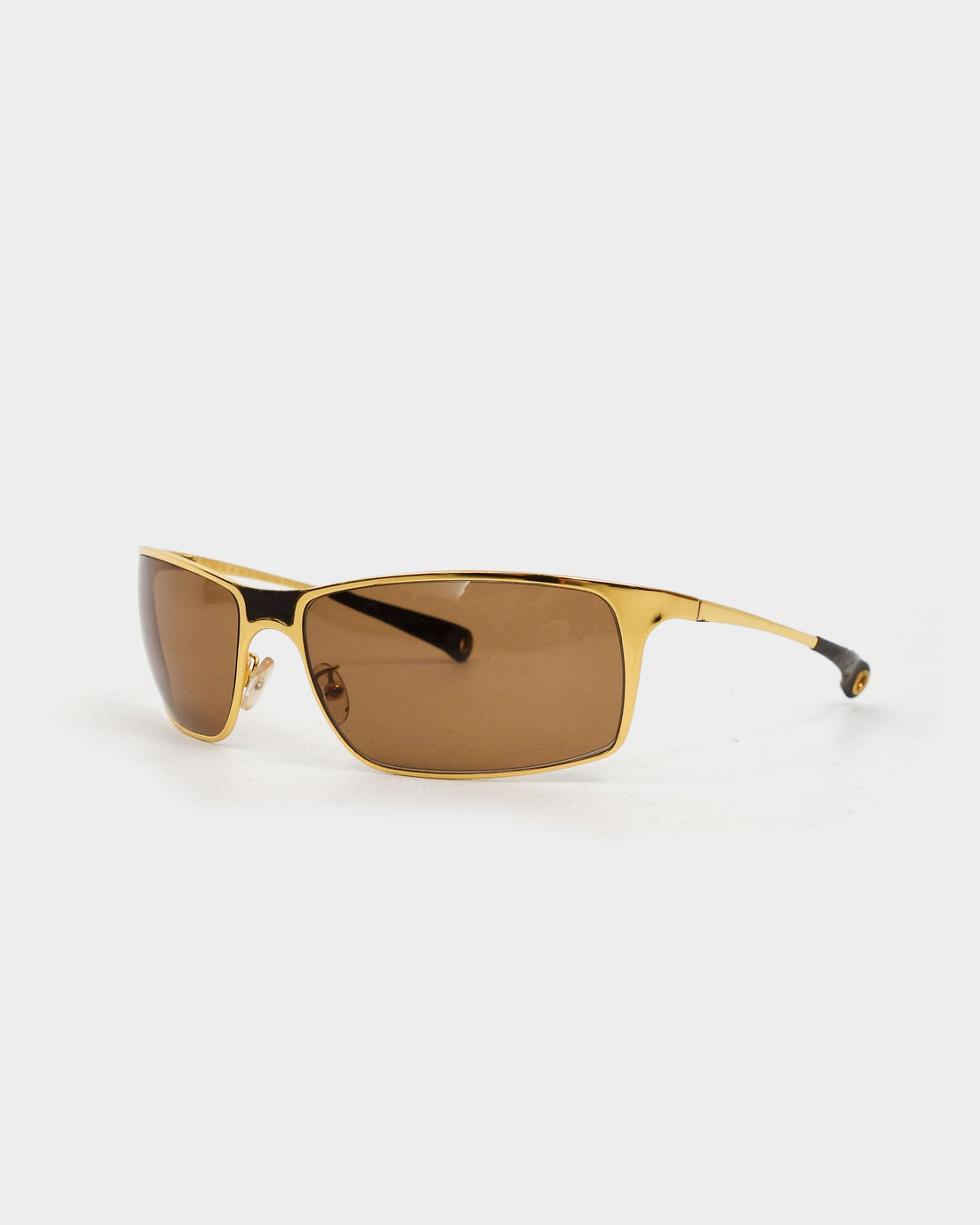Marni Leather Details Golden Sunglasses 2000's