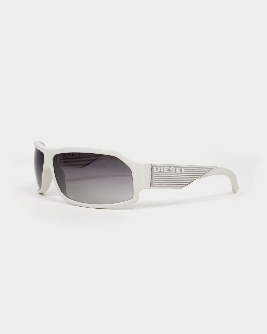 Diesel White Transparent Sunglasses 2000's
