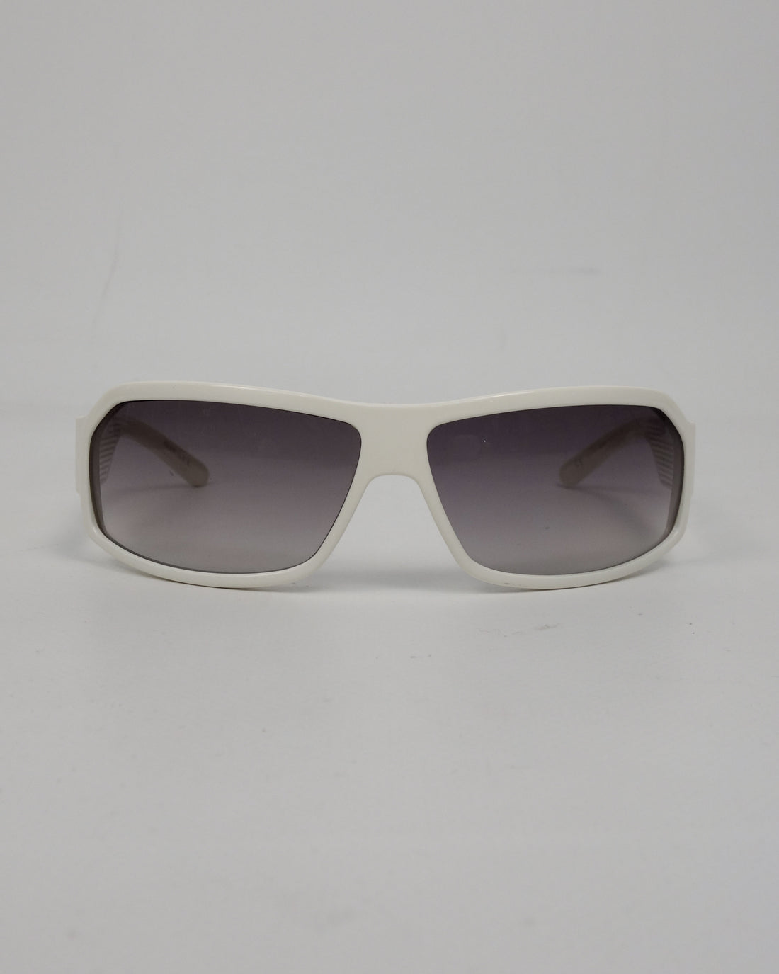 Diesel White Transparent Sunglasses 2000's