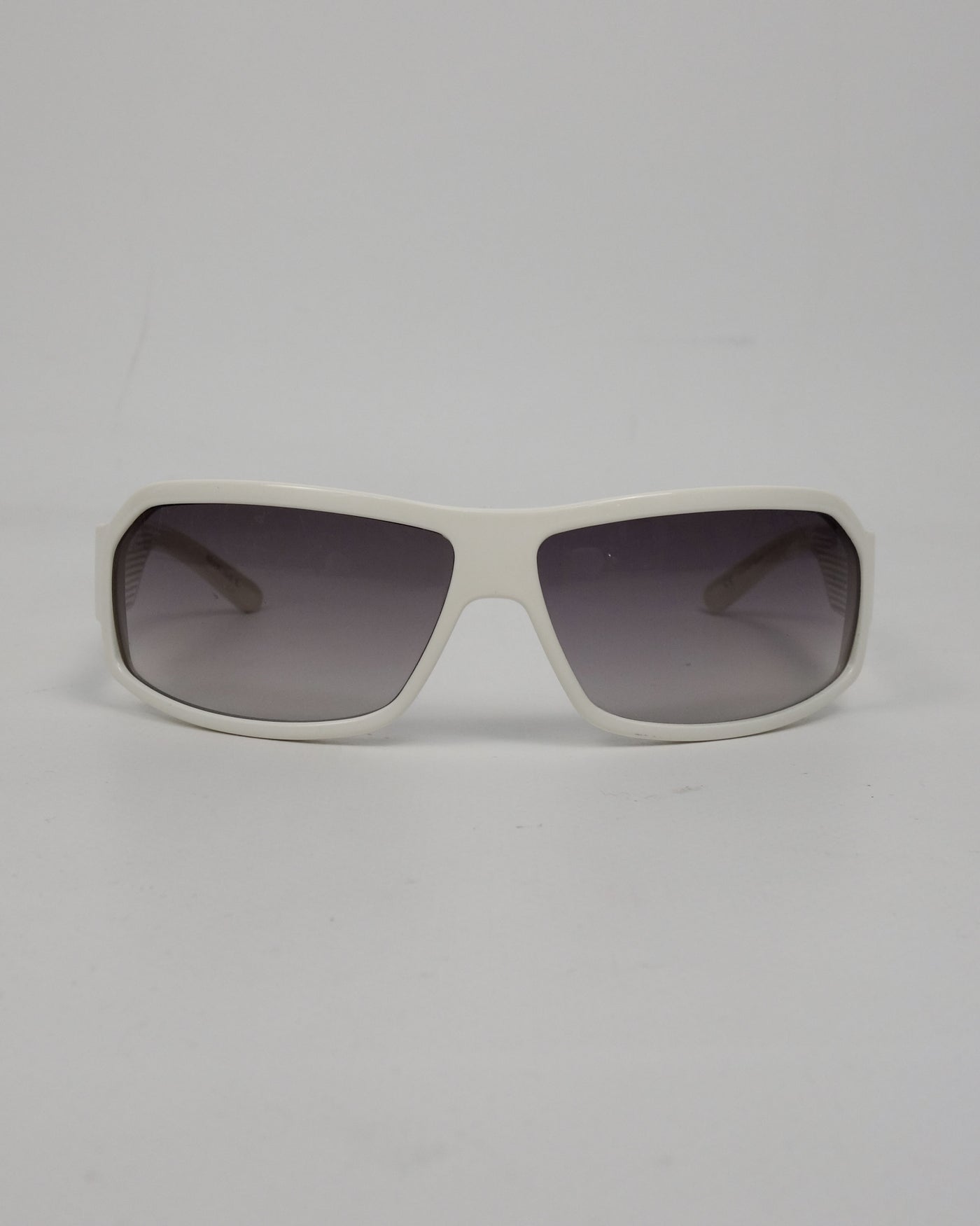 Diesel White Transparent Sunglasses 2000's