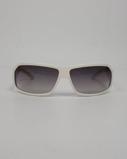Diesel White Transparent Sunglasses 2000's