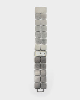 Calvin Klein Swiss Made Squares Metallic Watch 2000's
