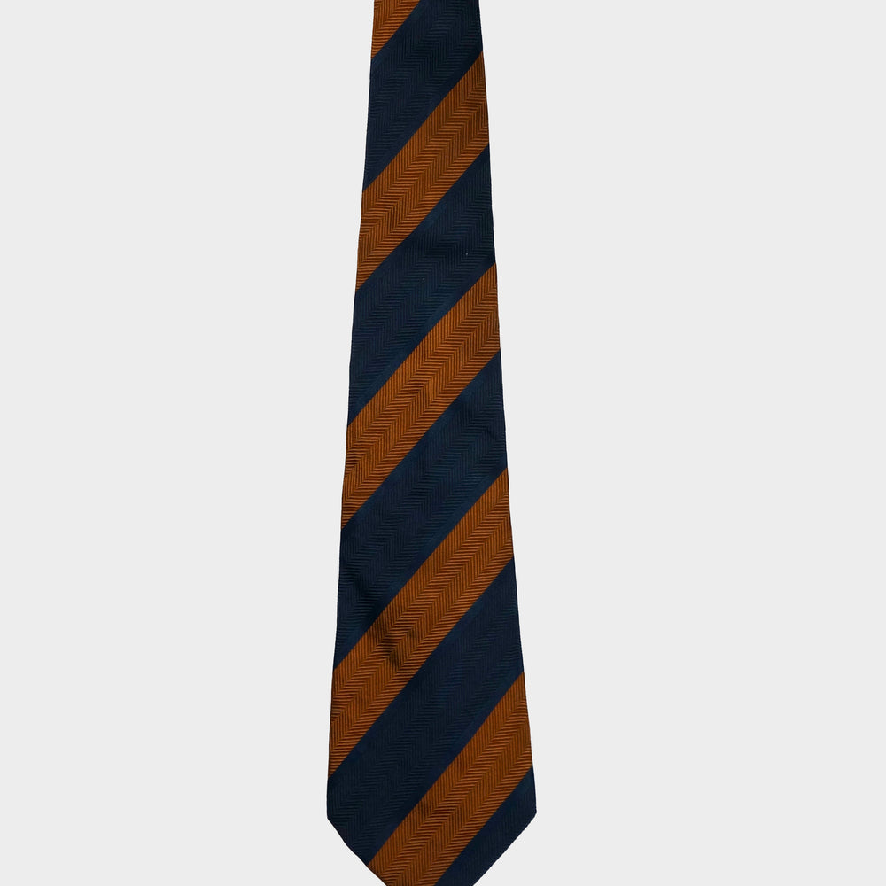 Christian Dior Stripes IVY Style Silk Tie 1990´s