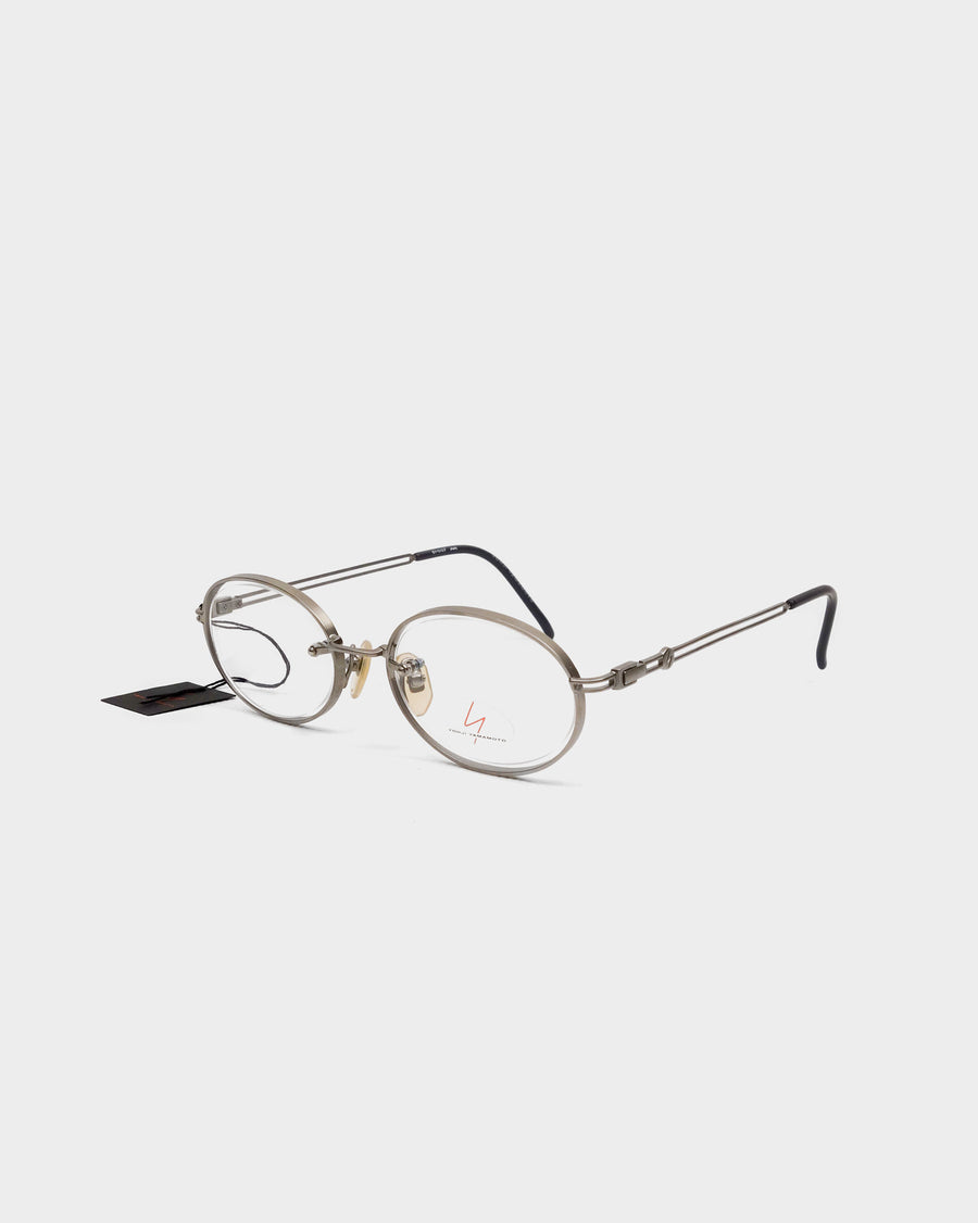 Yohji Yamamoto Silver Oval Frame Glasses 1990's
